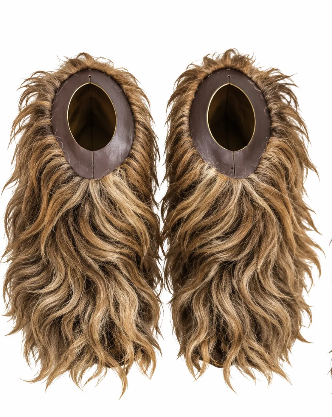 Chewbacca-Füße aus Fell zum Überziehen